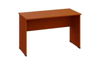 EPL 26 - 12 stůl kancelářský, dřevěná podnož, deska 25 mm, široký 1200 mm, třešeň šumavská